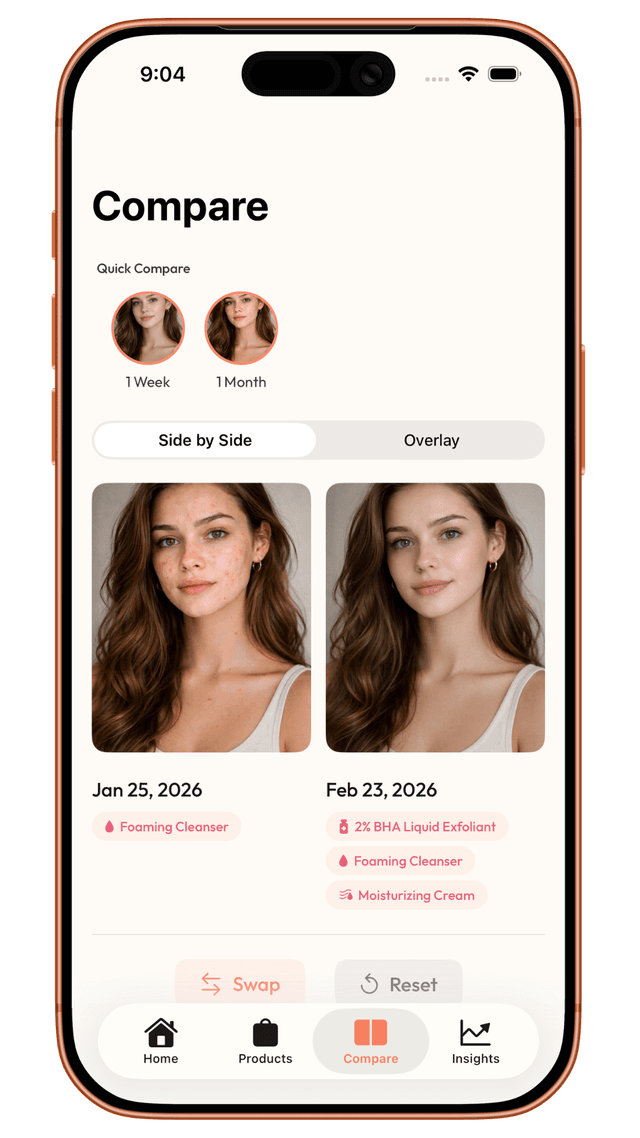 Before & After screenshot